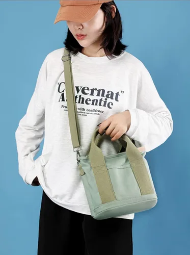 Vista 9 de Bolso de mano para mujer, bolso Hobo de lona, mini bolso de mano, bolso cruzado, bolsa de viaje, bolsa de hombro 2023
