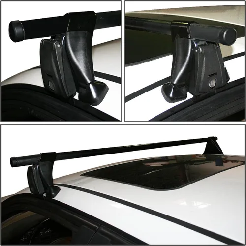 Vista 7 de Para Ford Focus 48" ajustable Equipaje de Carga Baca barras atornillado + Soportes de montaje + Cerraduras y llaves