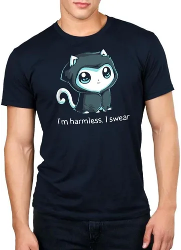 Vista 4 de TeeTurtle Camiseta estándar Grim Kitty (brillante)