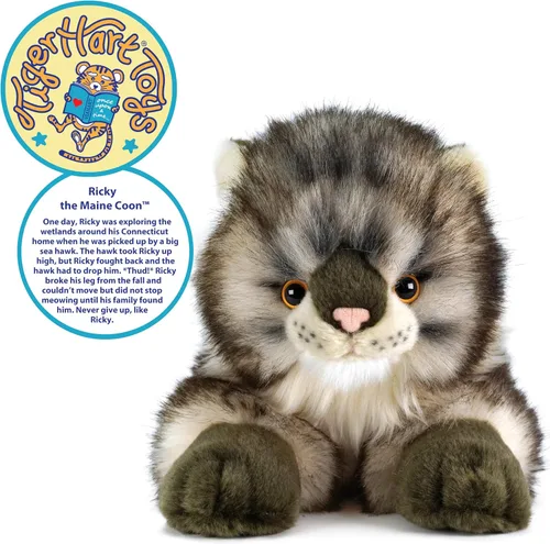 Vista 2 de TigerHart Ricky The Maine Coon - Peluche de 16 pulgadas