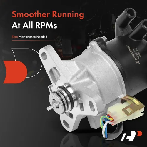 Vista 6 de Distribuidor de encendido A-Premium con tapa y rotor compatible con Honda
