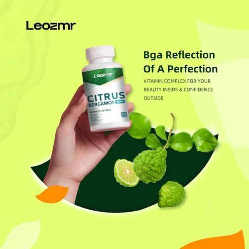Vista 4 de Bergamota cítrica orgánica de 1400 mg, 120 cápsulas – Bergamia cítrica 25:1 – Aceite esencial y bioflavonoides cítricos – Suplementos naturales