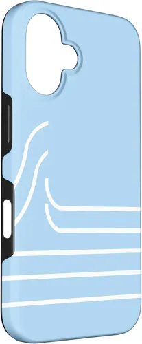 Vista 3 de Minimalist Waves Ocean Retro Waves Sea Case for iPhone 16