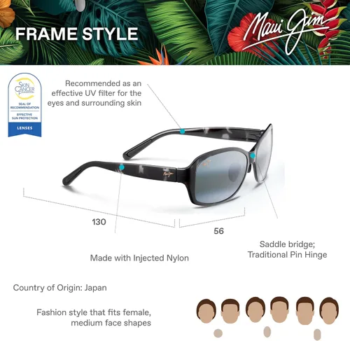 Vista 6 de Maui Jim Polarized Women's Koki Beach Fashion Sunglasses
