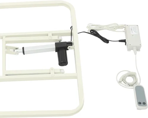 Vista 6 de Respaldo de cama de elevación eléctrica con controlador con cable, ayuda de despertador eléctrico para el hogar de ancianos, colchón multifuncional