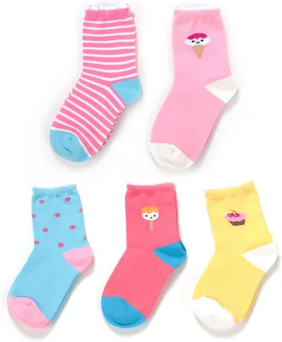 Vista 2 de Calcetines de vestir de algodón suave de moda para niños y niñas