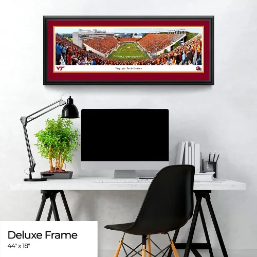 Vista 4 de Fútbol Virginia Tech, End Zone - Carteles panorámicos e imágenes enmarcadas por Blakeway Panoramas