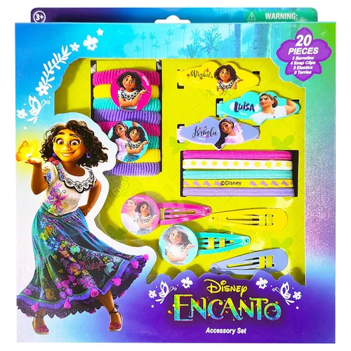 Vista 8 de Luv Her Bluey - Juego de accesorios de 20 piezas para niñas con 3 pasadores, 4 pinzas para el cabello, 5 elásticos y 8 ponis de rizo, a partir de 3