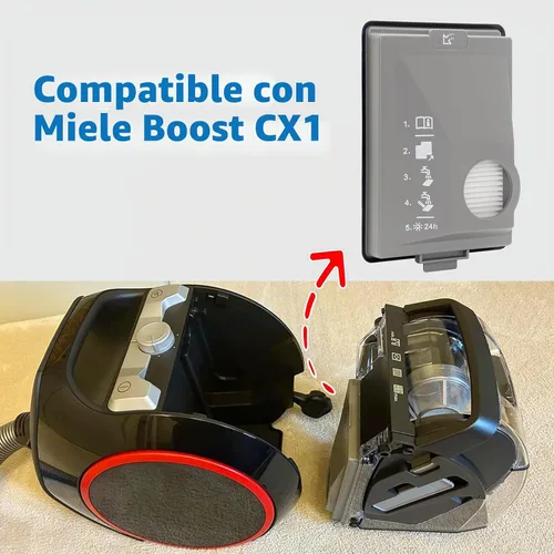 Vista 4 de Filtro de espuma HEPA de repuesto para aspiradora Boost CX1 sin bolsa para gatos y perros, compatible con número de pieza 11169285