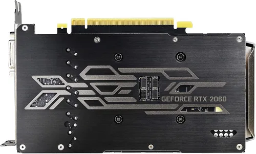 Vista 6 de EVGA 06G-P4-2066-KR GeForce RTX 2060 KO Gaming, 6GB GDDR6, ventiladores duales, placa trasera de metal