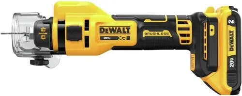 Vista 6 de DEWALT 20V MAX Herramienta de corte para paneles de yeso, herramienta de recorte, 2 baterías y cargador incluidos (DCE555D2)