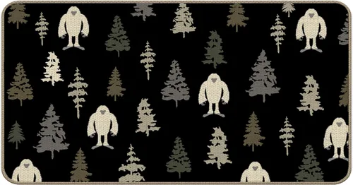 Vista 20 de Tapete divertido para puerta de campista de 17 x 30 pulgadas, regalos de campamento para hombres y mujeres, alfombras de campista