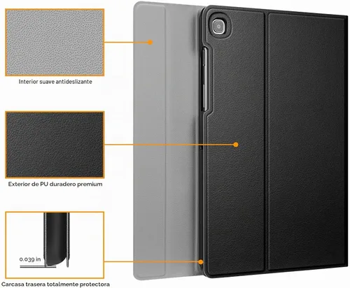 Vista 7 de FINTIE Funda con teclado para Samsung Galaxy Tab S5e 10.5 en 2019