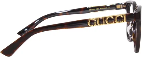Vista 3 de Gucci GG1192O 005 Havana Square - Gafas para mujer, La HabanaOro-logo-005