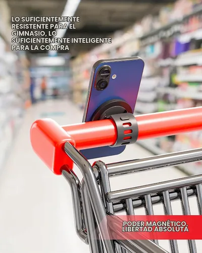 Vista 7 de Soporte magnético de teléfono para bicicleta MagSafe, soporte