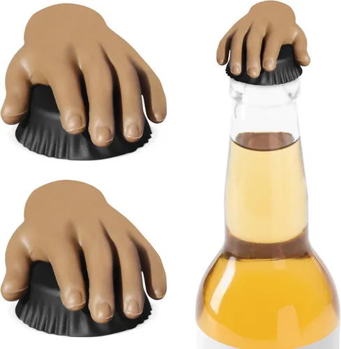 Vista 9 de Nightcap Coletero reutilizable para prevención de picos de bebidas, como se ve en Shark Tank