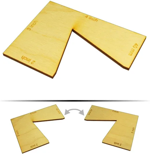 Vista 9 de LITKO Calibre lineal de 1 pulgada compatible con DBA, verde fluorescente