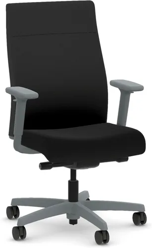 Vista 12 de HON Ignition 2.0 - Silla de oficina de tela, tapizada, brazos ajustables, silla de oficina ergonómica ejecutiva reclinable, con inclinación