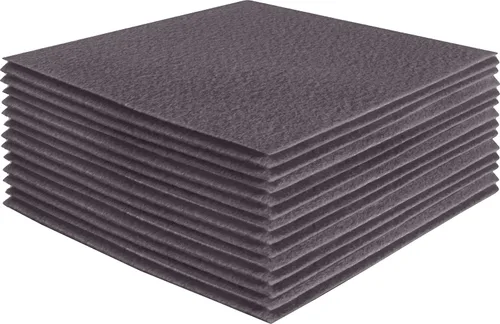 Vista 218 de FabricLA Hojas de fieltro acrílico para manualidades, cuadrados de fieltro precortados suaves de 4 x 4 pulgadas (3.9 in x 3.9 in), utiliza hojas