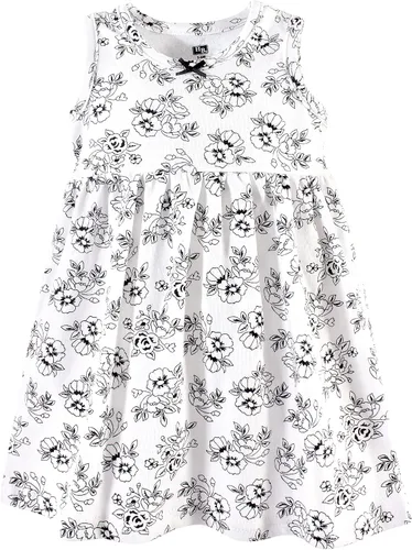 Vista 5 de Hudson Baby Baby Girls' Cotton Dress, Cardigan and Shoe Set