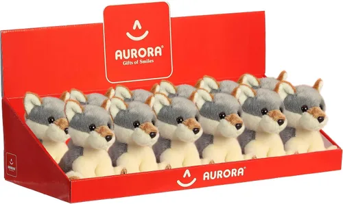 Vista 5 de Aurora - Lil Monty Moose Lil Wiley Wolf - 5" Lil Wiley Wolf, gris, modelo: 03514