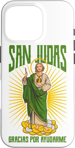 Vista 20 de San Judas Tadeo Gracias por ayudarme - Carcasa para iPhone 17