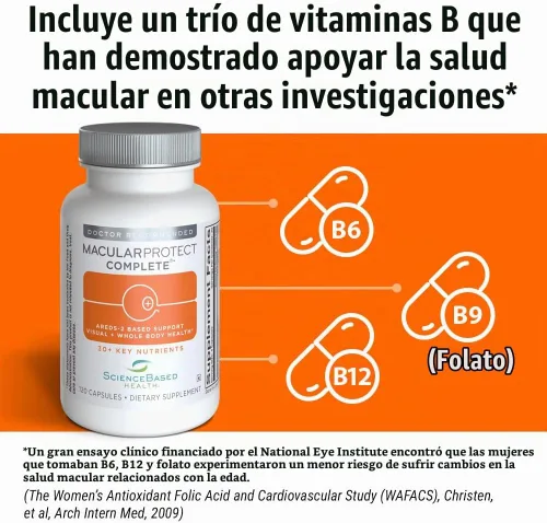 Vista 4 de ScienceBased Health MacularProtect Complete AREDS 2 + Multivitamínico, 120