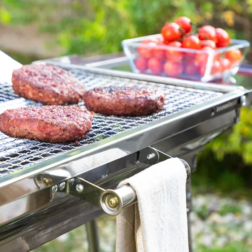 Vista 7 de Barbacoa Plegable de Acero Inoxidable para Carbón ExelQ InnovaGoods