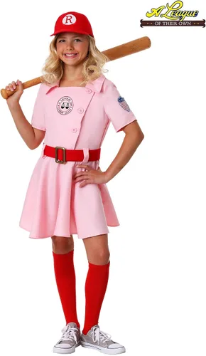Vista 2 de Disfraz de Dottie para niñas de una liga de su propio Rosado