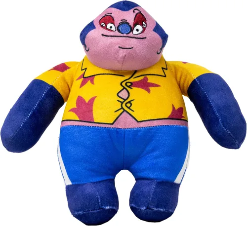 Vista 6 de Buckle-Down Juguete para perros de Disney, Lilo y Stitch Angel sonriente de cuerpo completo, juguete para mascotas, peluche
