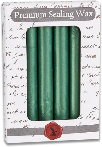 Vista 2 de Pine Green - Pistola de pegamento prémium para sellos, cartas, invitaciones de boda, paquete de 6
