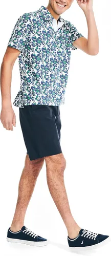 Vista 4 de Nautica Men's Sustainably Crafted Printed Polo