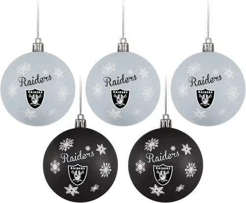 Vista 11 de FOCO Dallas Cowboys NFL 5 Pack Shatterproof Ball Ornament Set