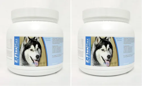 Vista 30 de Healthy Breeds Afghan Hound Z-Flex Max - Masticables suaves para cadera y articulaciones, 100