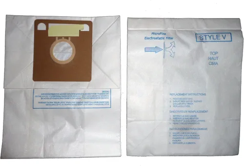 Vista 2 de EnviroCare Bolsas de polvo de repuesto para aspiradora de microfiltración hechas para adaptarse a recipientes Eureka estilo V, paquete de 9