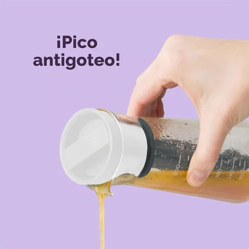 Vista 3 de Chef'n 104-759-258 Emulstir Mezclador de aderezo para ensalada, tamaño único, plástico, rúcula/merengue