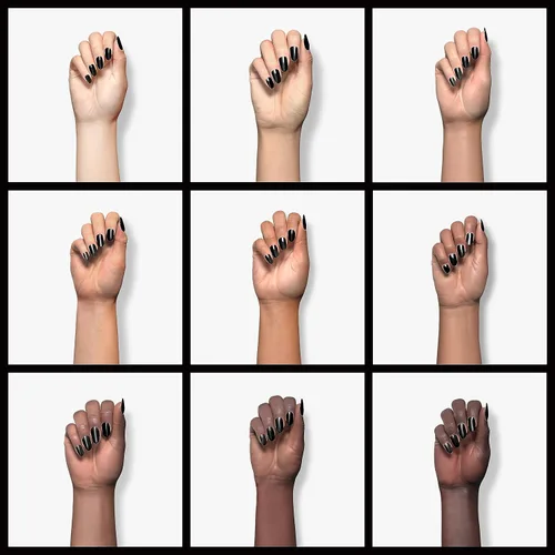 Vista 4 de MEMEDA Esmalte de uñas de gel, laca de uñas LED semipermanente, esmalte de uñas blanco lechoso nude, 0.5 onzas líquidas Negro