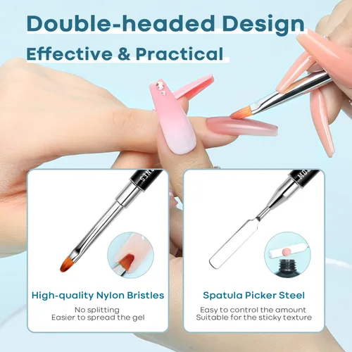 Vista 7 de Modelones Kit de gel de extensión de polivinílico, solución deslizante