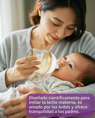 Vista 4 de 6 pezones de silicona para botellas Tomme Natural Start anticólicos y botellas anticólicos avanzadas, botella Closer to Nature, flujo lento