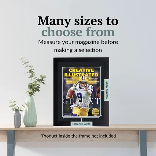 Vista 22 de Creative Picture Frames - Marco de fotos para revistas Sports Illustrated, de 8 x 10.5 pulgadas, adecuado para ediciones de coleccionista
