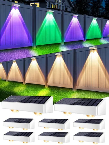 Vista 13 de Brizled Luces de valla de Halloween alimentadas por energía solar, paquete