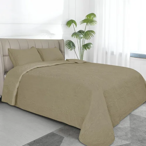 Vista 19 de Easy-Going - Juego de colcha reversible tamaño individual con 1 colcha y 1 funda de almohada, colcha de cama suave, colcha de microfibra ligera