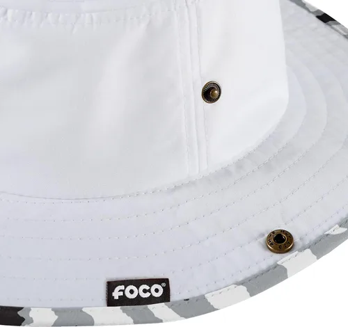 Vista 3 de FOCO - Sombrero deportivo para mujer, con logotipo de equipo de la NFL, para exteriores, para el sol Blanco híbrido