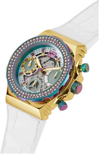 Vista 2 de GUESS Reloj para mujer de 1.417 in, BlancoDos TonosBlanco, GW0553L2-AMZUK