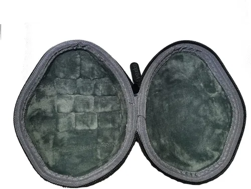 Vista 2 de Funda de viaje para mouse compatible con Logitech Ergo M575 Mouse inalámbrico Trackball para computadora, solo funda (negro/gris)