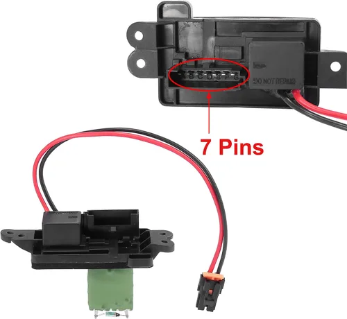Vista 6 de X AUTOHAUX 22807121 Reemplazo del resistor del motor del ventilador del ventilador del coche para Chevrolet Trailblazer 2002-2009