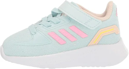 Vista 8 de adidas Tenis unisex Runfalcon 2.0 para correr, Núcleo negro-blanco-plateado metálico