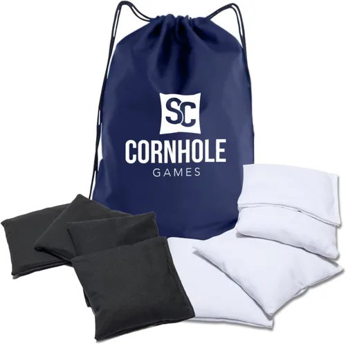 Vista 21 de Bolsas de cornhole resistentes al clima (juego de 8) - Tamaño/peso profesional de regulación (16 oz) - Uso en tableros de cornhole profesionales