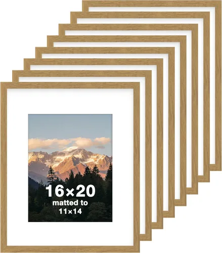 Vista 44 de FrameWorks Marcos de fotos clásicos de madera 4x6 con vidrio templado, color negro, paquete de 2