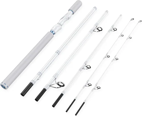 Vista 12 de KastKing Centron Lite Travel Fishing Rods, Portable 4/5 Piece Spinning & Casting Rods, Extra Twin-Tip, IM6 Graphite Blanks, Stainless Steel Guides